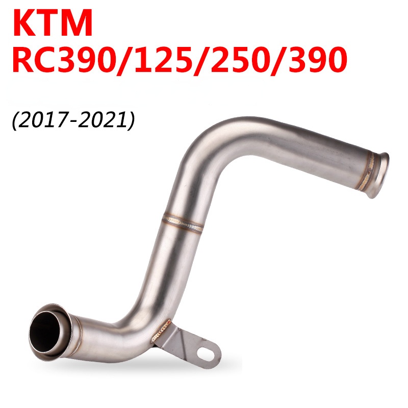 รถจักรยานยนต์ KTM DUKE 250 390 RC390 2017-2019 Exhaust ลบ Catalyst ท่อลิงค์กลางเปลี่ยนท่อเดิม