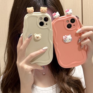 เคสโทรศัพท์มือถือนิ่ม กันกระแทก ลายการ์ตูนหูแมว KT น่ารัก สําหรับ iPhone 14 14PRO max 13 12PRO max 13pro max 11