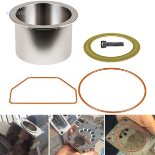 【3C】K0650 ปลอกกระบอกคอมเพรสเซอร์แอร์ สําหรับ Porter Air Compressor Service and Compression Rings Kit