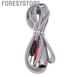 Foreststore Electrode Cable  Small Portable Safe Reliable Durable Practical Electrode Wire  for Massagers for Beauty Instruments