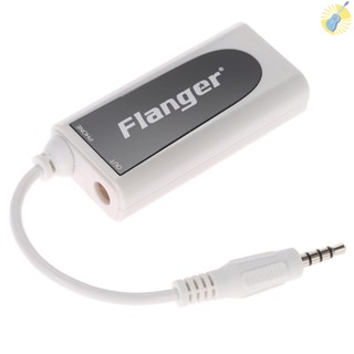 พร้อมส่ง Flanger FC-21 อะแดปเตอร์แปลงเชื่อมต่อกีตาร์ไฟฟ้า เบส เป็นโทรศัพท์มือถือ แท็บเล็ต เข้ากันได้กับ iOS โทรศัพท์ แท็บเล็ต Android สมาร์ทโฟน แท็บเล็ต พร้อมเสียง 3.5 มม.