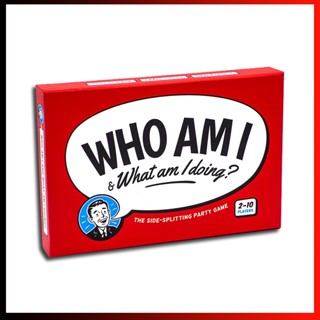 การ์ดเกม Who Am I &amp; What Am I Doing? เกมกระดาน Night or Dinner Party