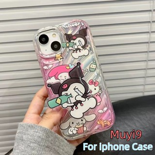 เคสโทรศัพท์มือถือ แบบนิ่ม ลายการ์ตูน Sanrio Family กันกระแทก สําหรับ Iphone 14ProMax 13ProMax I12 Pro MAX i11 14 13Pro