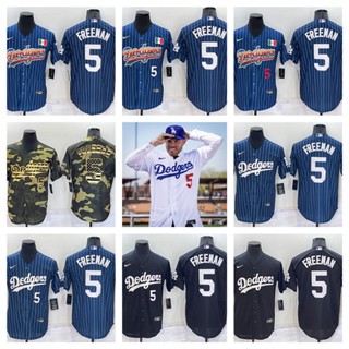 Los Angeles Dodgers Freddie Freeman เสื้อยืดเบสบอลบุรุษ 01