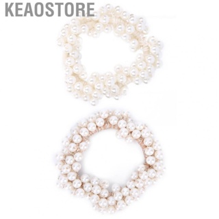 Keaostore Hair Ties  Elegant Shining ABS Comfortable for Woman Girls Style Everyday Use Weddings Parties Dances