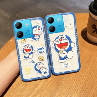 พร้อมส่ง เคสโทรศัพท์มือถือ ซิลิโคนนิ่ม ใส บางมาก ลายการ์ตูนโดเรม่อนน่ารัก สําหรับ Infinix Note 30 Pro VIP 30i Hot 30 Play NFC Smart 7 HD Plus 4G 5G