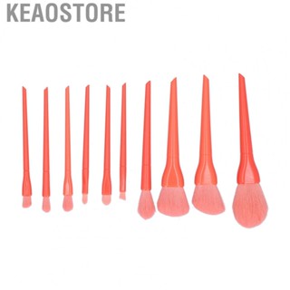 Keaostore 10Pcs Makeup Brushes Blending Brush Set  Slender And Soft