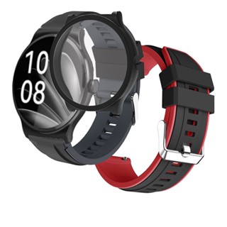 สายนาฬิกาข้อมือซิลิโคน ระบายอากาศ สําหรับ HAYLOU Solar Lite Smart Watch Band Sports Bracelet Belt For HAYLOU Solar Lite Protector Case