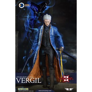 พร้อมส่ง ของแท้ ASMUS Toys Vergil DMC002 โมเดลตุ๊กตาอนิเมะ Devil May Cry 3 1/6 ขยับได้ ของเล่นสําหรับเด็ก