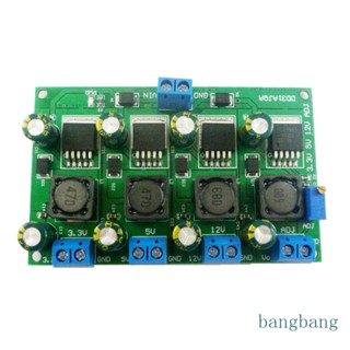 Bang บอร์ดโมดูลพาวเวอร์ซัพพลาย 3A 4 ช่อง 3 3V 5V 12V ปรับได้ DC