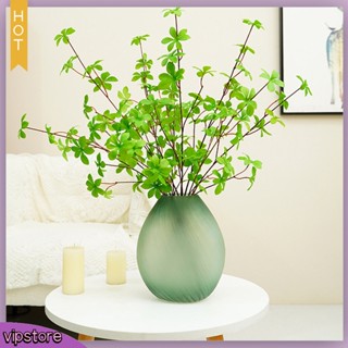 [vip] พืชปลอม ใบไม้สีเขียว ยืดหยุ่น เสมือนจริง ไม่เหนอะหนะ DIY สําหรับตกแต่งบ้าน