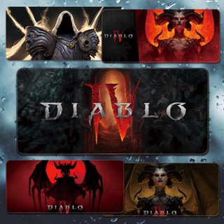 Diablo 4 mouse pad Diablo IV Lilith game gaming peripheral oversized keyboard desk pad lock edge แผ่นรองเมาส์ คีย์บอร์ด