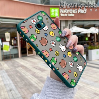 เคสซิลิโคนนิ่ม แบบใส ขอบสี่เหลี่ยม กันกระแทก สําหรับ Samsung galaxy J4 2018 J4 Plus 2018 J4 Prime