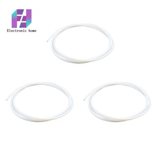 ท่อโบเวน PTFE PTFE (4.0 มม. OD/2.0 มม. ID) เส้นพลาสติก 1.75 มม. ยาว 2 เมตร สําหรับเครื่องพิมพ์ 3D 3 ชิ้น