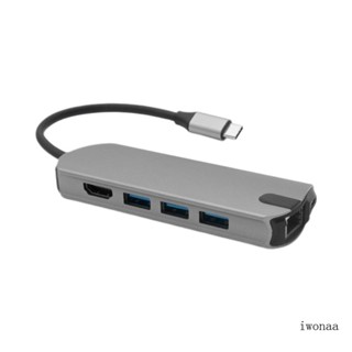 Iwo ฮับ Type C Rj45 USB3 0 PD Rj45 สําหรับอัพเกรด