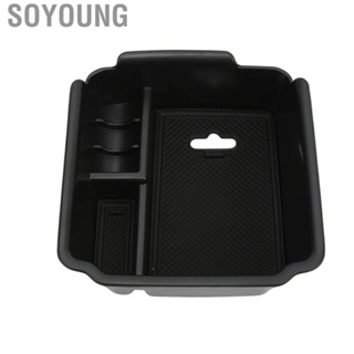 Soyoung Center Console Organizer Tray High Strength Armrest Storage Box Rugged for Car Interior Accessories