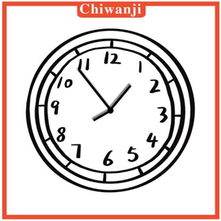 [Chiwanji] นาฬิกาแขวนผนัง อะคริลิค ใช้แบตเตอรี่ สําหรับห้องนอน ห้องรับประทานอาหาร