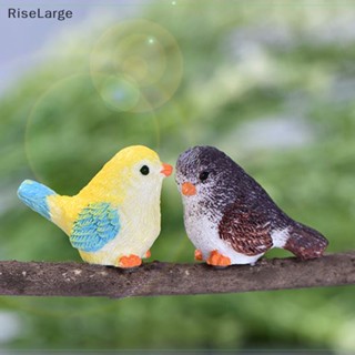 [RiseLarge] ใหม่ ตุ๊กตานกจําลอง ขนาดเล็ก สําหรับตกแต่งสวน