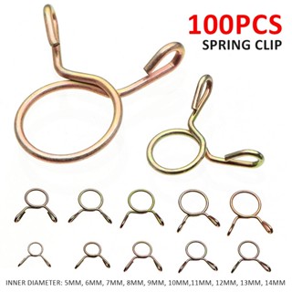 ⚡READYSTOCK⚡Spring Hose Clamps 100Pcs Accessories Convenient Engine Cooling Components