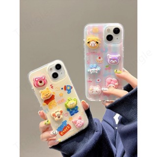 เคสมือถือ แบบนิ่ม ลายการ์ตูนเมโลดี้ สามมิติ กันกระแทก สําหรับ iPhone14pro max iPhone13 12 11 Iphone14 Pro max 13 New Style 12 11