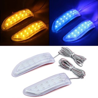 [มงคล] กระจกมองข้างอัตโนมัติ ไฟเลี้ยว LED กันน้ํา แบบนุ่ม สําหรับรถยนต์