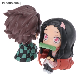 โมเดลฟิกเกอร์ PVC อนิเมะดาบพิฆาตอสูร Kamado Tanjirou Kawaii ขนาด 7 ซม. ของเล่นสําหรับเด็ก