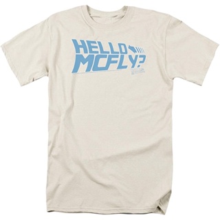  พิมพ์ลาย Sons Of Gotham Back To The Future Hello Mcfly Adult Regular Fit T-shirt