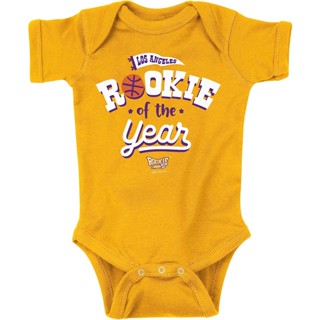 แฟนบาสเก็ตบอล Los Angeles เสื้อยืด ลาย Rookie of The Year Gold Onesie or Toddler (NB-4T) TKK7