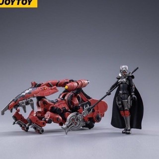 Joytoy Dark Battle Star 1/18 Sarok Mythical Flame Dragon Cavalry Red Blood Dark Hall ยานพาหนะบิน เคลื่อนย้ายได้ QZXL