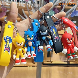 พวงกุญแจ จี้ตุ๊กตาโซนิค Kawaii Birthday Action toys Bag Charms Sonics ของเล่นสําหรับเด็ก