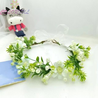 【COLORFUL】Flower Crown Garland Wedding Headband Party Beach Vacation Hair Accessories