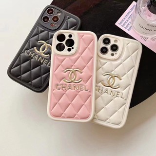 เคสโทรศัพท์มือถือหนังนิ่ม ป้องกันกล้อง หรูหรา แฟชั่นคลาสสิก สําหรับ iPhone 14 pro Max 13 12 pro Max 11 pro Max