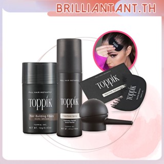 Toppik Hair Loss Building Fibers+applicator Spray Hairline Optimizer 27.5g Toppik Natural Hair Boosting Fiber Powder bri