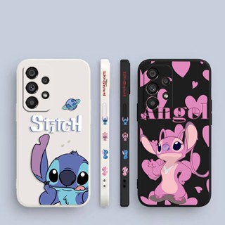 เคสโทรศัพท์มือถือ พิมพ์ลาย Stitch And Lilo Angel Side สําหรับ Samsung Galaxy A90 A80 A73 A72 A71 A70 A60 A54 A53 A52 A51 A50 A30 S A42 A40 A34 A33 A32 A32 A31 A30 A24 A23 5G