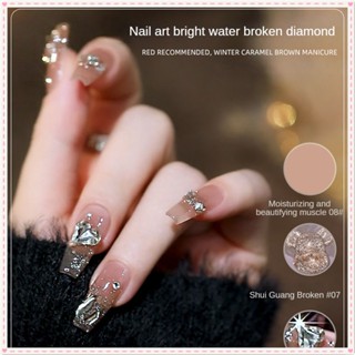 Xeijayi Water Light Broken Daimond Series Explosive Flash Glitter Ice Transparent Canned Uv Led Phototherapy Glue Nail Art For Nail Shop JOYFEEL