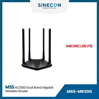 Mercusys เมอร์คิวซิส รุ่น MR30G เร้าเตอร์ AC1200 Dual Band Gigabit Wireless Router