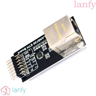 Lanfy โมดูลรับส่งสัญญาณอีเธอร์เน็ต 3.3V ทนทาน +1.6V เป็น +3.6V RMII LAN8720 สําหรับเซิร์ฟเวอร์เว็บ