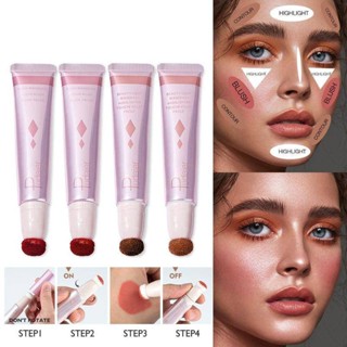 บลัชออนเนื้อครีม เนื้อแมตต์ 3 in 1 13 สี