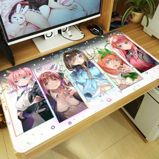 แผ่นรองเมาส์ คีย์บอร์ด ลายการ์ตูนอนิเมะ The Quintessential Quintuplets