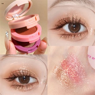 Xixi Three-color Eye Shadow Disk Matte Pearl Light Eye Shadow Easy To Get To Bloom Waterproof Eye Makeup nuuo