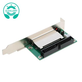 อะแดปเตอร์แปลงแฟลชการ์ด 40-Pin Cf Compact Flash Card To 3.5 Ide Pci Bracket Back Panel