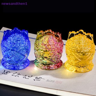 Newsandthen1 ถังคริสตัล หลากสี ของตกแต่งแก้ว สีทอง บ้าน สํานักงาน งานฝีมือ เครื่องประดับ งานฝีมือ ของขวัญ เครื่องประดับ ดี