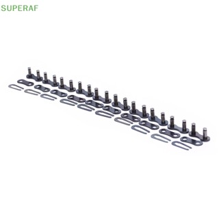 Superaf ขายดี ข้อต่อเชื่อมต่อโซ่จักรยาน ทนทาน 10 ชิ้น