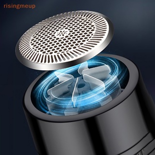 [risingmeup] เครื่องโกนหนวดไฟฟ้า ขนาดเล็ก แบบพกพา ชาร์จ USB สําหรับผู้ชาย