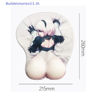 Buildvictories11 แผ่นรองเมาส์ กันลื่น ลายการ์ตูนอนิเมะน่ารัก 3D Nier 2B 3D TH