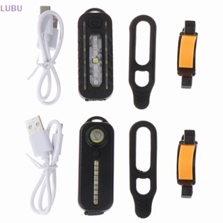 Lubu ไฟตํารวจ LED สีแดง สีฟ้า พร้อมคลิปชาร์จ USB ไฟกระพริบเตือน