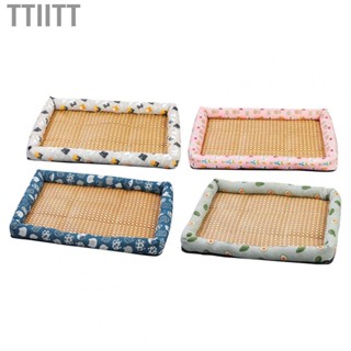 Ttiitt Pet Bed  Vine Woven Summer Mat Comfortable for Hot Weather