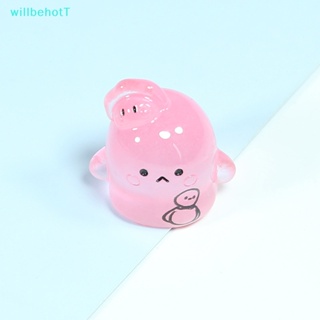 [WillbehotT] ตุ๊กตาฟิกเกอร์เรซิ่น รูปการ์ตูนน่ารัก เรืองแสง ขนาดเล็ก สําหรับตกแต่งบ้าน สวน รถยนต์ 5 ชิ้น