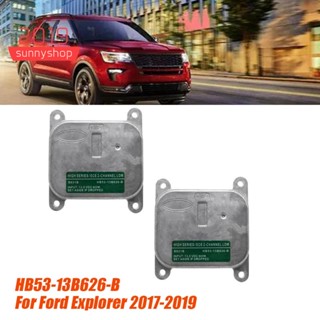 โมดูลควบคุมบัลลาสต์ไฟหน้าซีนอน HB53-13B626-B สําหรับ Ford Explorer 2017-2019 2 ชิ้น