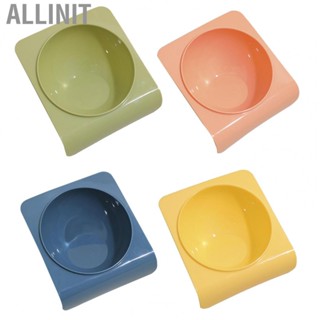 Allinit Bowl  Refreshing Color  Plastic Tilted for Home